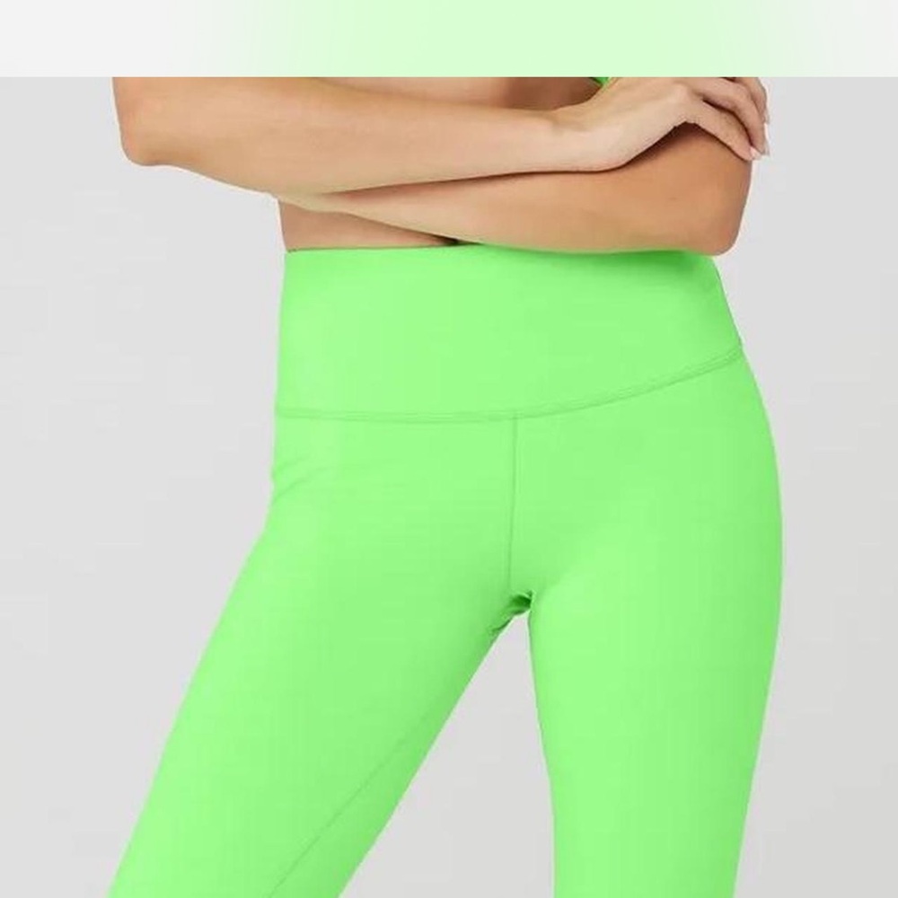 ALO Yoga Bright Green Leggings